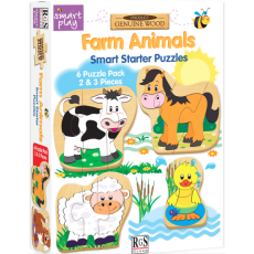 Farm Animals Smart Starter Wooden Puzzles 